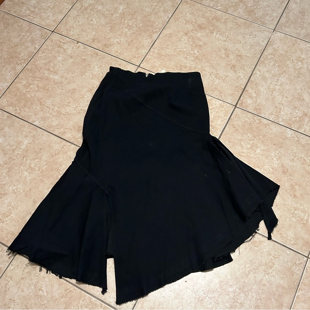 Black Jean Skirt Size 2X